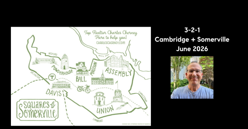 3-2-1 Cambridge + Somerville by Charles Cherney 